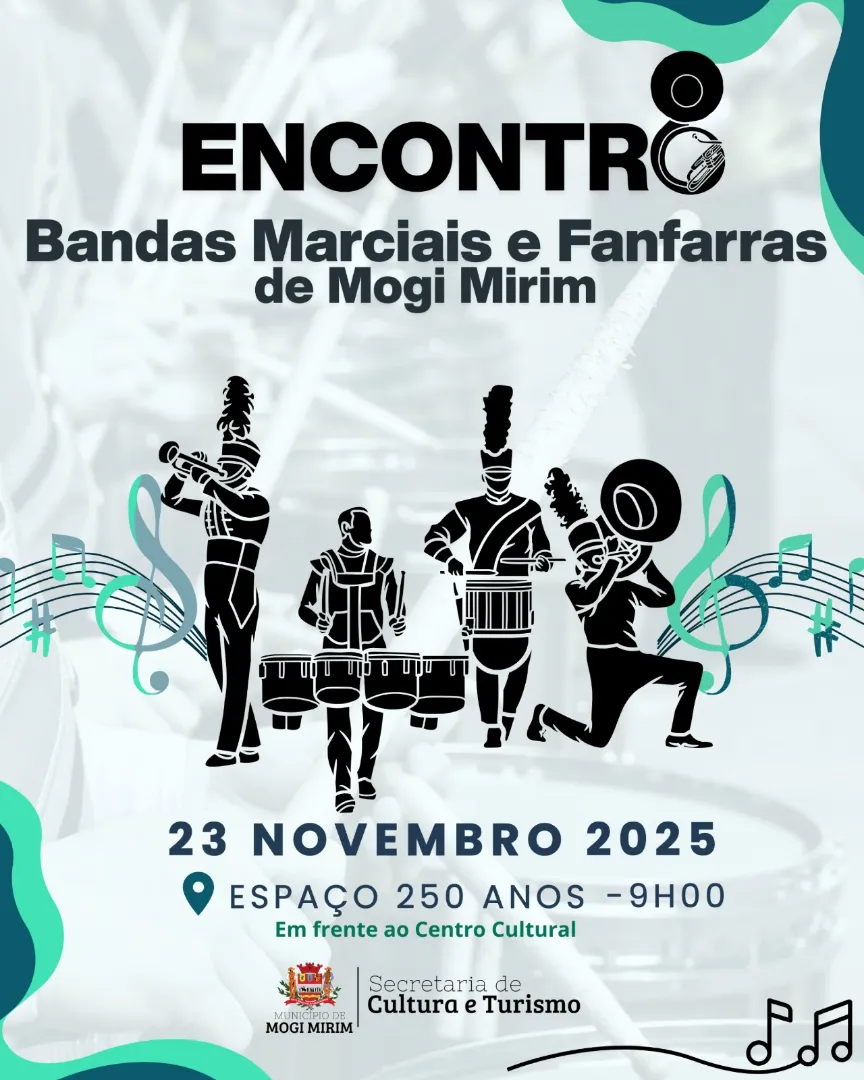 MOGI MIRIM TERÁ ENCONTRO DE FANFARRAS E BANDAS MARCIAIS